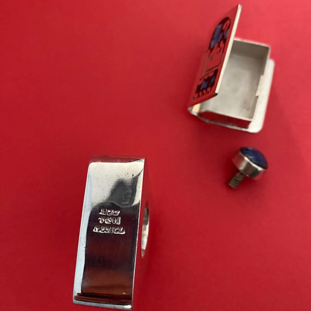Small Silver Bottle & Book/Box - Picture 7 of 9